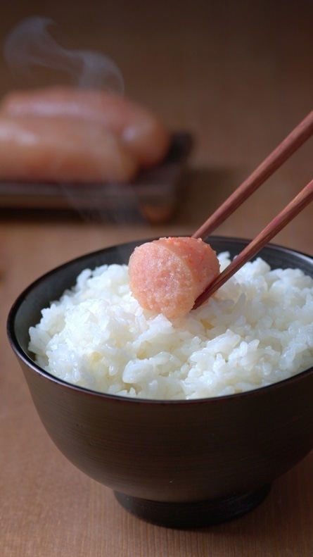 ハカタテンプラ　ヤマヤのご飯と明太子