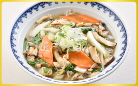 萬力屋　きのこ あんかけ麺