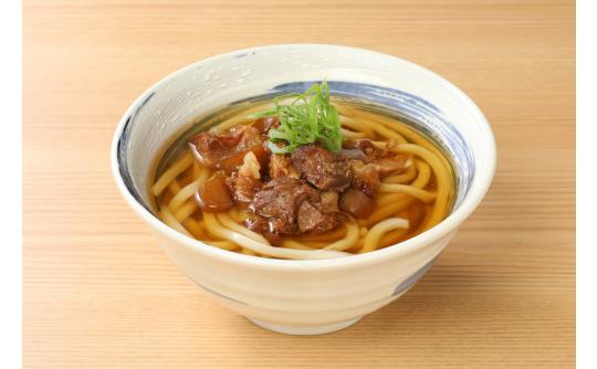 甘辛味の牛すじがうどんにぴったり！