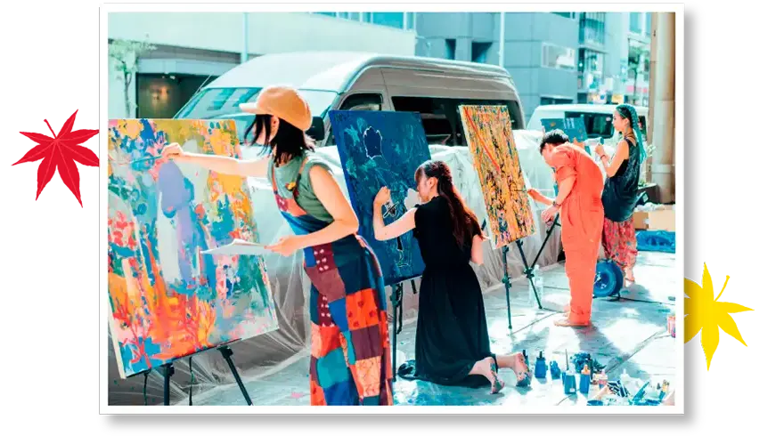 アート作品の展示