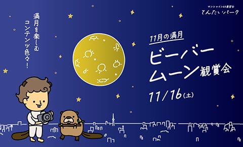 てんたいパーク ビーバームーン観賞会