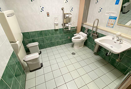 アルパ3F南通り沿い優先トイレ内の設備写真